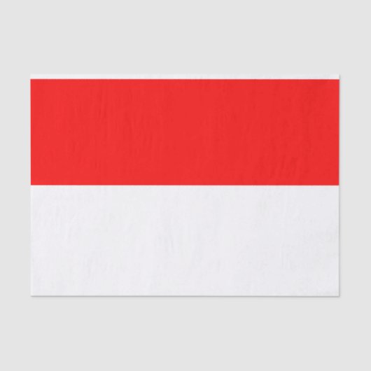 Indonesische vlag tissuepapier (Voorkant)