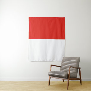 Indonesische vlag wandkleed
