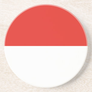 Indonesische vlag zandsteen onderzetter
