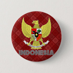 Indonesische wapenstilstand ronde button 5,7 cm