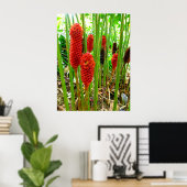 Indonesische wasvinger poster (Thuiskantoor)