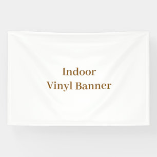 Indoor 120cm x 180cm vinyl banner