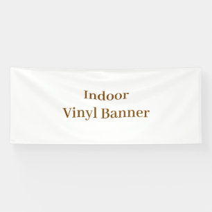Indoor 120cm x 300cm vinyl banner
