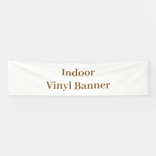 Indoor 2.5' x 10' vinyl banner