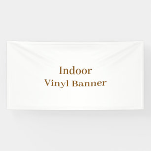 Indoor 4' x 8' vinyl banner