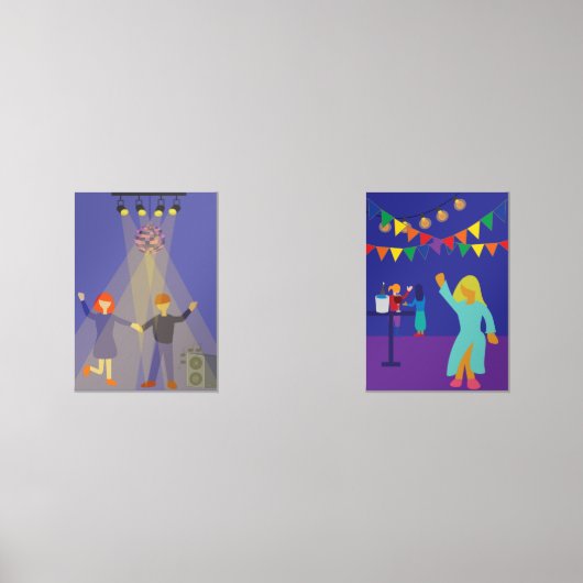 Indoor and Outdoor Party Muurkunst Sets (Voorkant)