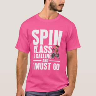 Indoor Cycling Spin Instructeur Workout Spinning S T-shirt