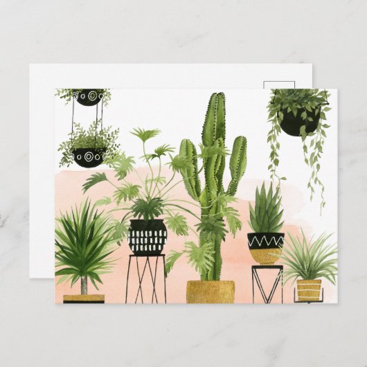 Indoor Oasis Briefkaart (Voorkant / Achterkant)