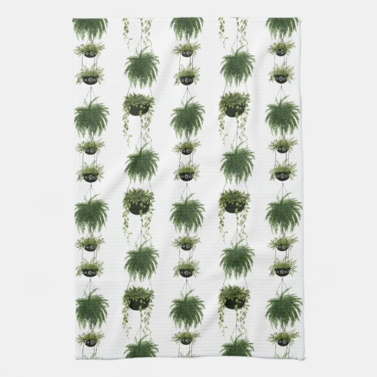 Indoor Oasis | Hangende manden Theedoek (Verticaal)