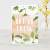 Indoor Oasis| Laat het groeien Kaart (Gele Bloem)