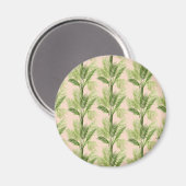 Indoor Oasis | Palmstructuurpatroon Magneet (Voorkant / Achterkant)