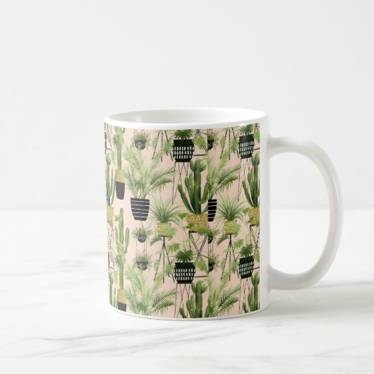 Indoor Oasis | Plant Lineup Patroon Koffiemok (Rechts)