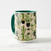 Indoor Oasis | Plant Lineup Patroon Mok (Voorkant links)