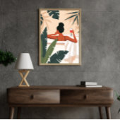 Indoor Oerwoud Spa Foto Afdruk