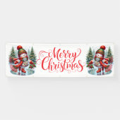 Indoor Outdoor Custom Banner-Merry Christmas Spandoek (Horizontaal)