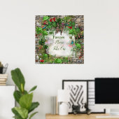 Indoor, Outdoor Nature in Bloom Poster (Thuiskantoor)