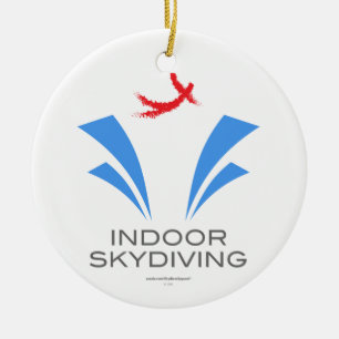 Indoor Skydiving Keramisch Ornament