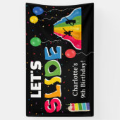 Indoor Slide Park Kids Playground Birthday Party Spandoek (Verticaal)