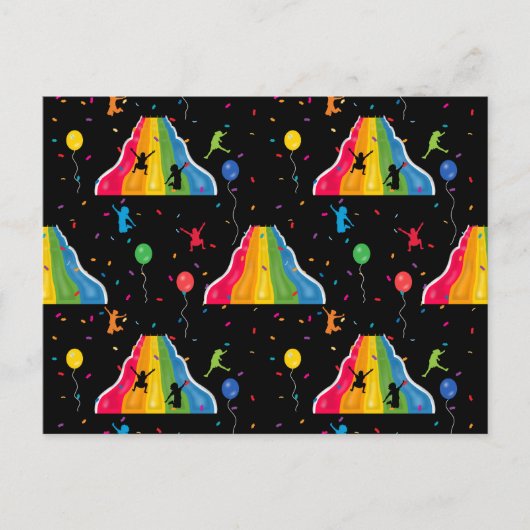 Indoor Slide Park Kids Playground  Briefkaart (Voorkant)