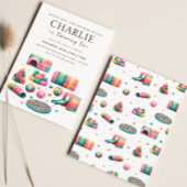 Indoor Soft Play Verjaardag uitnodiging