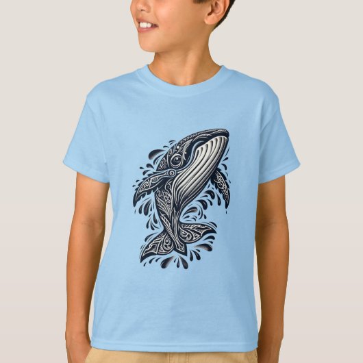 indringbare walvis t-shirt (Voorkant)