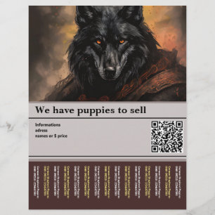 indrukwekkende Duitse herder  Flyer