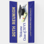 Indrukwekkende klasse reünie spandoek (Verticaal)