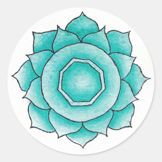 Indu Chakra Sticker (Voorkant)