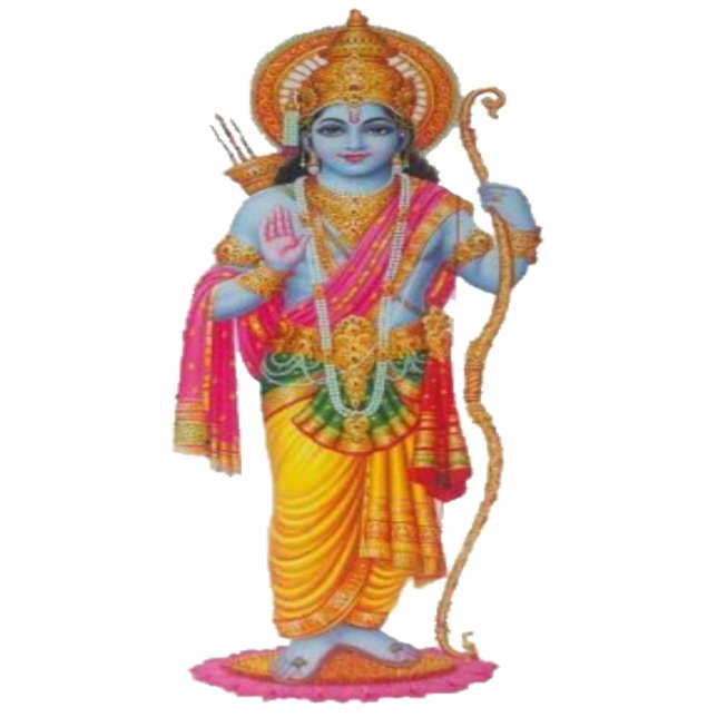 Indu Shiba Staand Fotobeeldje (Voorkant)