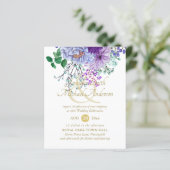 Indulgent Sapphire Blue Floral Bouquet Wedding (Staand voorkant)