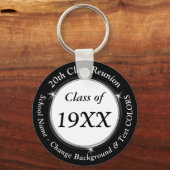 Indure persoonlijke 20e High School Reunion Sleutelhanger (Voorkant)