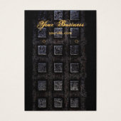 Industrial Black Earring Holder Display Cards (Devant)