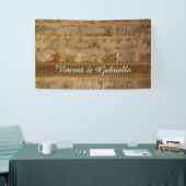 Industrial Chic Bricks Wedding Spandoek (Beurs)
