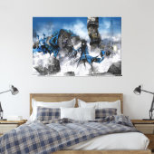 industrial easy art - sci-fi landscape canvas afdruk (Insitu (Slaapkamer))