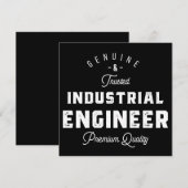 Industrial engineer, coole, engineer, engineering save the date (Voorkant / Achterkant)