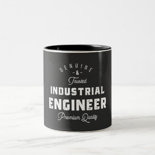 Industrial engineer, coole, engineer, engineering tweekleurige koffiemok
