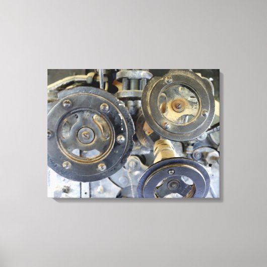 Industrial Gears Canvas (Voorkant)