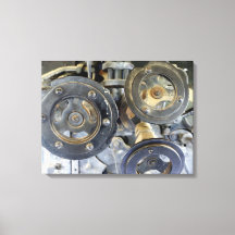 Industrial Gears Canvas