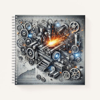 Industrial Gears & Mechanical Engineering Design Notitieboek