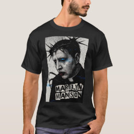  Industrial Goth Icon: Edgy Art Portrait T-shirt