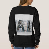 Industrial Letterform – AI Trui (Achterkant)