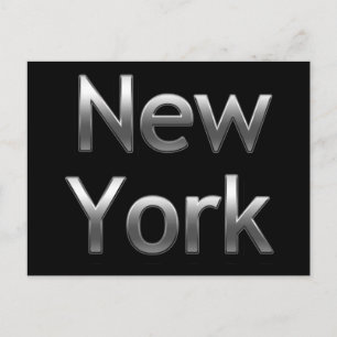 Industrial New York - op zwart Briefkaart