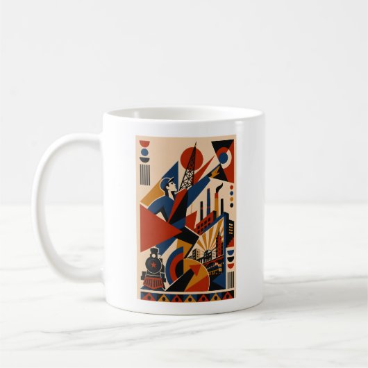 Industrial Revolution – Geometric Art Mug (Gauche)