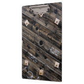 Industrial Rustic Wooden Wire Spool Klembord (Links)