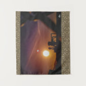 Industrial Sunrise in Welshpool, Wales Wandkleed (Voorkant)