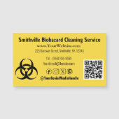 Industrie du biodanger - Carte de visite magnétiqu (Devant)