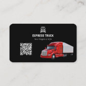 Industrie du camionnage moderne | Carte de visite (Dos)