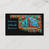 Industrie Du Pétrole Et Du Gaz Cartes de visite Ok (Devant)