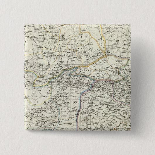 Industrie Zuid-Azië Vierkante Button 5,1 Cm (Voorkant)