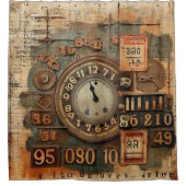  industrieel grunge douchegordijn (Voorkant)